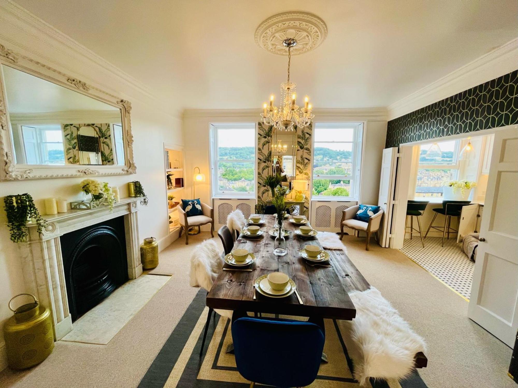 The Paragon Penthouse - Stunning Views Over Bath! Exteriér fotografie